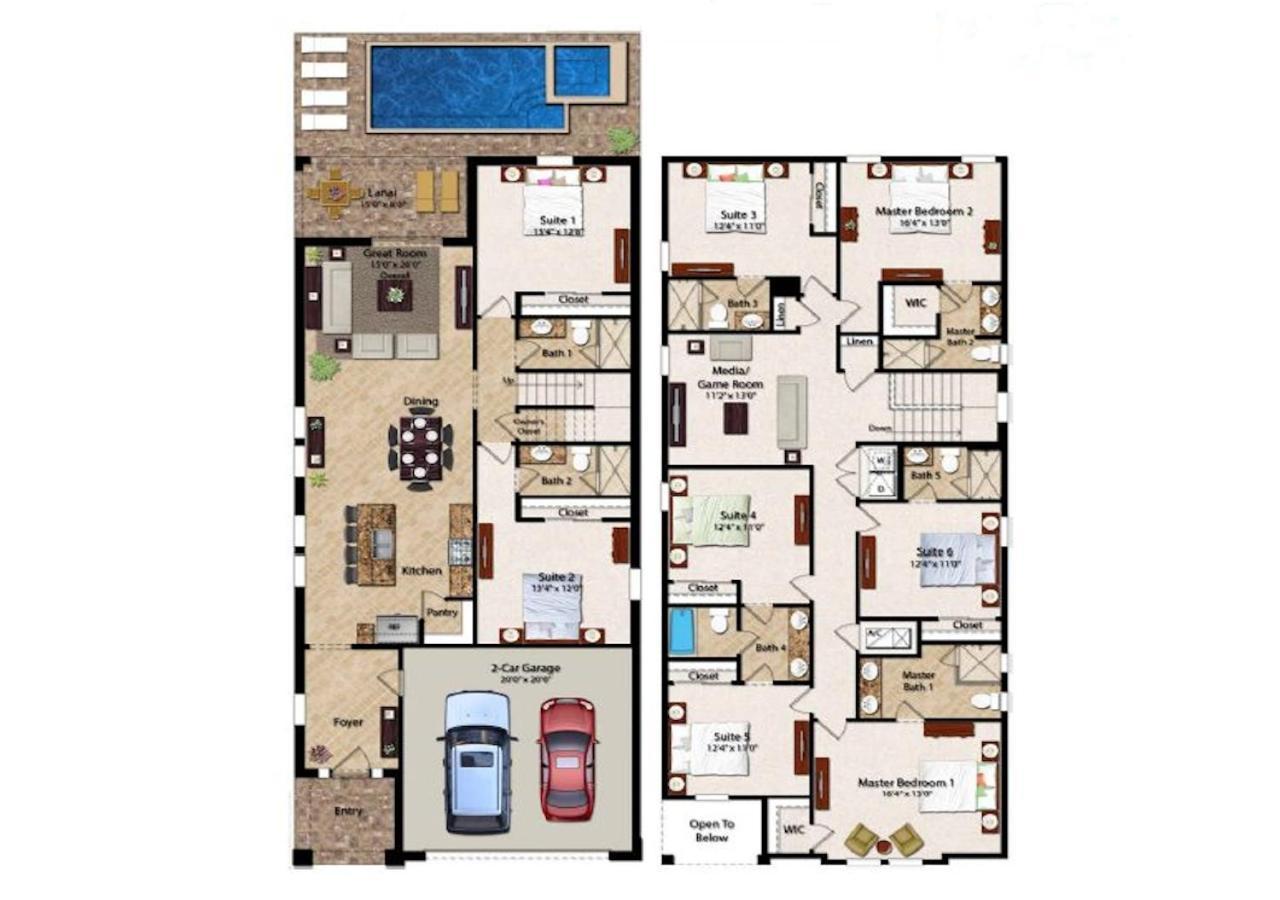 7541-Luxury Villa By Disney Pool Hot Tub Orlando Exteriör bild